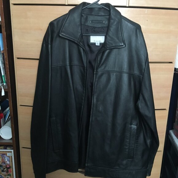 Men's Leather Jacket Wilson M Julian Size XL - Picture 1 of 4